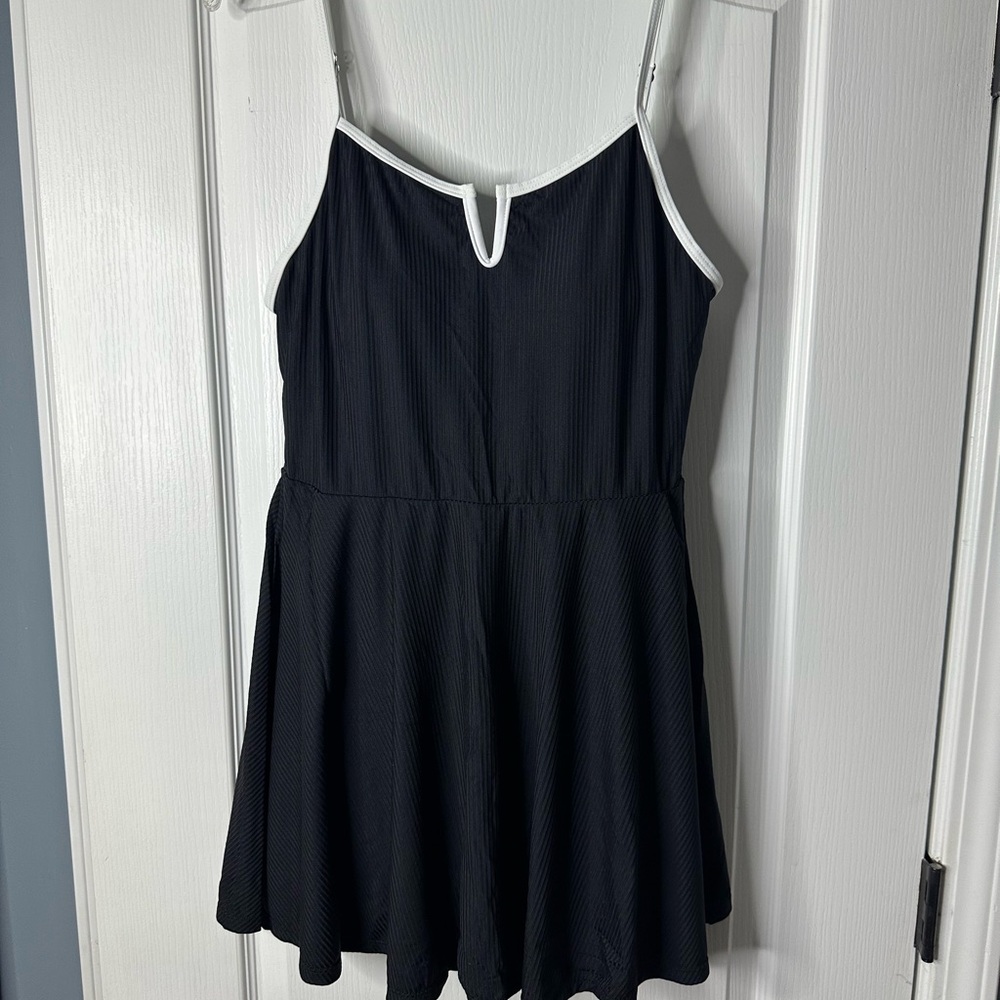 Summer Mae Women’s One Piece Swim Dress Shorts with Pockets Size 14